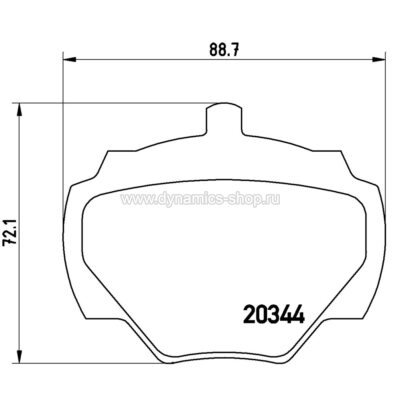 BREMBO P 44 001 Колодки задние для LAND ROVER Defender I Discovery I Range Rover I Vogue BREMBO P 44 001 Колодки задние для LAND ROVER Defender I Discovery I Range Rover I Vogue