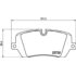 BREMBO P 44 021 Колодки задние для LAND ROVER Defender Station Wagon I Discovery I Range Rover BREMBO P 44 021 Колодки задние для LAND ROVER Defender Station Wagon I Discovery I Range Rover