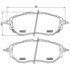 BREMBO P 78 017 Колодки передние для SUBARU Impreza WRX (2014+) I Forester XT I Outback (3.6R 2010+) BREMBO P 78 017 Колодки передние для SUBARU Impreza WRX (2014+) I Forester XT I Outback (3.6R 2010+)