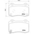 BREMBO P 30 074 Колодки задние для JEEP Grand Cherokee I SRT8, HYUNDAI Genesis Coupe, TESLA Model S I X BREMBO P 30 074 Колодки задние для JEEP Grand Cherokee I SRT8, HYUNDAI Genesis Coupe, TESLA Model S I X