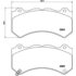 BREMBO P 37 018 Колодки передние для CHEVROLET Camaro, JEEP Grand Cherokee SRT8 BREMBO P 37 018 Колодки передние для CHEVROLET Camaro, JEEP Grand Cherokee SRT8