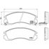 BREMBO P 54 017 Колодки передние для MITSUBISHI Lancer I Outlander I Pajero, CITROEN C-Crosser, PEUGEOT 4007 BREMBO P 54 017 Колодки передние для MITSUBISHI Lancer I Outlander I Pajero, CITROEN C-Crosser, PEUGEOT 4007