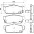 BREMBO P 56 029 Тормозные колодки задние для NISSAN Almera I Maxima I Primera, INFINITI G20 I I30 BREMBO P 56 029 Тормозные колодки задние для NISSAN Almera I Maxima I Primera, INFINITI G20 I I30