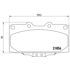 BREMBO P 56 034 Колодки передние для SUBARU Impreza, NISSAN 200 SX I 4POT SUMITOMO BREMBO P 56 034 Колодки передние для SUBARU Impreza, NISSAN 200 SX I 4POT SUMITOMO