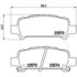 BREMBO P 78 011 Колодки задние для SUBARU Impreza I Forester I Legacy I Outback, MITSUBISHI Lancer EVO X RS BREMBO P 78 011 Колодки задние для SUBARU Impreza I Forester I Legacy I Outback, MITSUBISHI Lancer EVO X RS