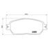 BREMBO P 83 105 Тормозные колодки передние для TOYOTA Alphard I Avalon I Camry I Sienna I Solara, LEXUS ES BREMBO P 83 105 Тормозные колодки передние для TOYOTA Alphard I Avalon I Camry I Sienna I Solara, LEXUS ES