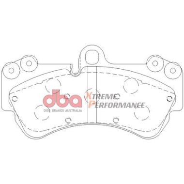 DBA DB1676XP Колодки I XP передние для PORSCHE Cayenne, MERCEDES G-Класс, VOLKSWAGEN Touareg DBA DB1676XP Колодки I XP передние для PORSCHE Cayenne, MERCEDES G-Класс, VOLKSWAGEN Touareg