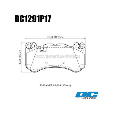 DC BRAKES DC1291P17 Колодки Street STR.S+ передние для AUDI RS6 I MERCEDES C63 AMG I AMG GT DC BRAKES DC1291P17 Колодки Street STR.S+ передние для AUDI RS6 I MERCEDES C63 AMG I AMG GT