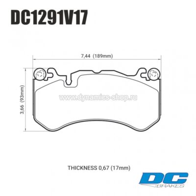 DC BRAKES DC1291V17 Колодки Street STR.S передние для AUDI RS6 I MERCEDES C63 AMG I AMG GT DC BRAKES DC1291V17 Колодки Street STR.S передние для AUDI RS6 I MERCEDES C63 AMG I AMG GT