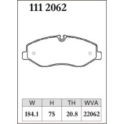 DIXCEL P-111 2062 Колодки Premium type передние для MERCEDES eVITO Van I Marco Polo I V-Класс I Vito