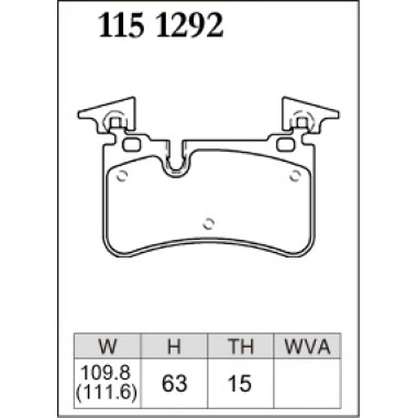 DIXCEL P-115 1292 Тормозные колодки Premium type задние для MERCEDES CLK I CLS I E-Class I SL I SLK DIXCEL P-115 1292 Тормозные колодки Premium type задние для MERCEDES CLK I CLS I E-Class I SL I SLK