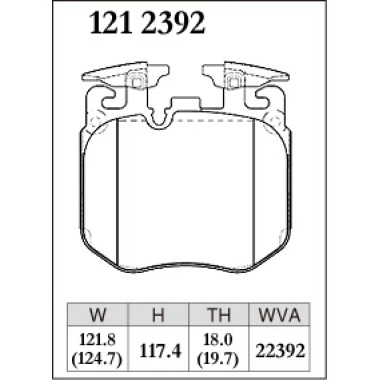 DIXCEL Z-121 2392 Колодки Z type передние для BMW 3 серии Touring, 5 серии I 6 серии Gran Turismo I X5 I X6 I X7 DIXCEL Z-121 2392 Колодки Z type передние для BMW 3 серии Touring, 5 серии I 6 серии Gran Turismo I X5 I X6 I X7