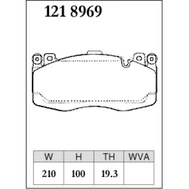 DIXCEL M-121 8969 Колодки M type передние для BMW X5 M (F85) I X6 M (F86) DIXCEL M-121 8969 Колодки M type передние для BMW X5 M (F85) I X6 M (F86)