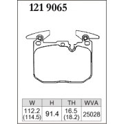 DIXCEL RE-121 9065 Колодки RE type передние для BMW M2 I M3 I M4 I BMW Performance Caliper