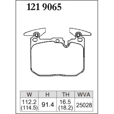 DIXCEL Z-121 9065 Колодки Z type передние для BMW M2 I M3 I M4 I BMW Performance Caliper DIXCEL Z-121 9065 Колодки Z type передние для BMW M2 I M3 I M4 I BMW Performance Caliper