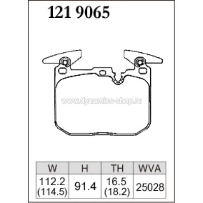 DIXCEL Z-121 9065 Колодки Z type передние для BMW M2 I M3 I M4 I BMW Performance Caliper DIXCEL Z-121 9065 Колодки Z type передние для BMW M2 I M3 I M4 I BMW Performance Caliper