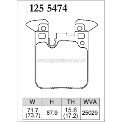 DIXCEL RE-125 5474 Колодки RE type задние для BMW M2 I M3 I M4 DIXCEL RE-125 5474 Колодки RE type задние для BMW M2 I M3 I M4