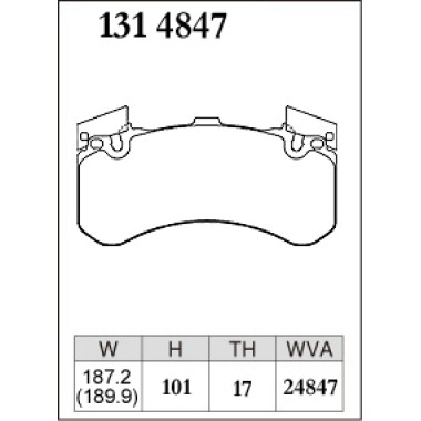 DIXCEL P-131 4847 Колодки Premium type передние для AUDI A6 I A7 Sportback I A8, BENTLEY Bentayga DIXCEL P-131 4847 Колодки Premium type передние для AUDI A6 I A7 Sportback I A8, BENTLEY Bentayga