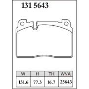 DIXCEL P-131 5643 Колодки Premium type передние для PORSCHE Macan, AUDI A6 I A7 Sportback I Q5