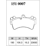 DIXCEL P-151 0007 Колодки Premium type передние для PORSCHE Cayenne, AUDI Q7, VOLKSWAGEN Touareg