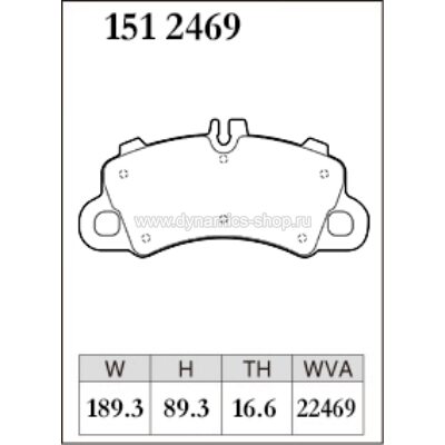 DIXCEL M-151 2469 Колодки M type передние для PORSCHE Cayenne (9YA) I Cayenne Coupe (9YB) I Macan (95B) DIXCEL M-151 2469 Колодки M type передние для PORSCHE Cayenne (9YA) I Cayenne Coupe (9YB) I Macan (95B)