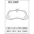 DIXCEL M-151 2469 Колодки M type передние для PORSCHE Cayenne (9YA) I Cayenne Coupe (9YB) I Macan (95B) DIXCEL M-151 2469 Колодки M type передние для PORSCHE Cayenne (9YA) I Cayenne Coupe (9YB) I Macan (95B)