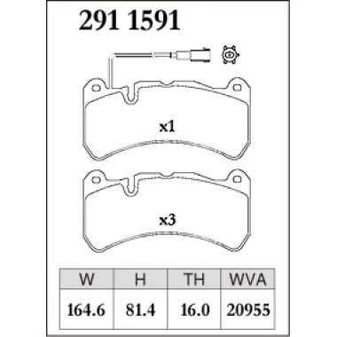 DIXCEL Z-291 1591 Колодки Z type передние для MASERATI Quattroporte (Medium Brake Fr.6POT I Fr. 6POT) I Ghibli Option Medium Brake (Fr.6POT) DIXCEL Z-291 1591 Колодки Z type передние для MASERATI Quattroporte (Medium Brake Fr.6POT I Fr. 6POT) I Ghibli Option Medium Brake (Fr.6POT)