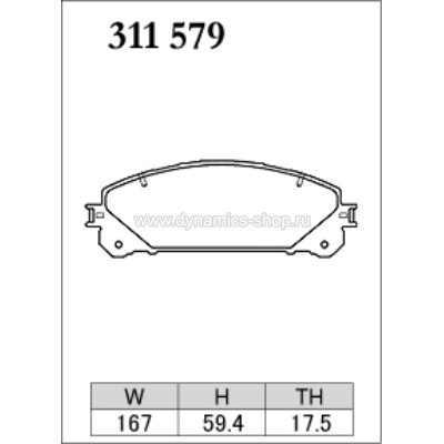 DIXCEL ES-311 579 Колодки Extra Speed передние для TOYOTA Alphard I Highlander I Camry I RAV 4, LEXUS RX350 DIXCEL ES-311 579 Колодки Extra Speed передние для TOYOTA Alphard I Highlander I Camry I RAV 4, LEXUS RX350