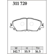 DIXCEL ES-311 720 Колодки Extra Speed передние для TOYOTA Camry I Rav4, LEXUS ES I UX