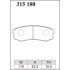 DIXCEL EC-315 180 Колодки Extra Cruise задние для TOYOTA Land Cruiser Prado I Hilux I 4Runner, LEXUS GX, MITSUBISHI Pajero DIXCEL EC-315 180 Колодки Extra Cruise задние для TOYOTA Land Cruiser Prado I Hilux I 4Runner, LEXUS GX, MITSUBISHI Pajero