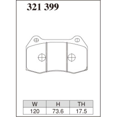 DIXCEL ES-321 399 Колодки Extra Speed передние для NISSAN Skyline GT-R (Vスペック・VスペックN1含む) (BREMBO) DIXCEL ES-321 399 Колодки Extra Speed передние для NISSAN Skyline GT-R (Vスペック・VスペックN1含む) (BREMBO)