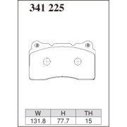 DIXCEL Z-341 225 Колодки Z type передние для MITSUBISHI Lancer Evolution EVO