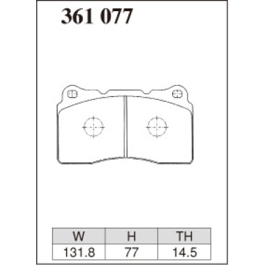 DIXCEL EC-361 077 Колодки Extra Cruise передние для SUBARU STI, OPEL Astra OPC, RENAULT Megane RS250 DIXCEL EC-361 077 Колодки Extra Cruise передние для SUBARU STI, OPEL Astra OPC, RENAULT Megane RS250