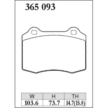 DIXCEL EC-365 093 Колодки Extra Cruise задние для SUBARU Impreza WRX STI (2017+) (VAF I VAB I Yellow BREMBO) DIXCEL EC-365 093 Колодки Extra Cruise задние для SUBARU Impreza WRX STI (2017+) (VAF I VAB I Yellow BREMBO)