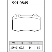 DIXCEL P-991 0849 Колодки Premium type передние для FERRARI 360 モデナ I 430, LOTUS (BREMBO) задние для JEEP Grand Cherokee I SRT8