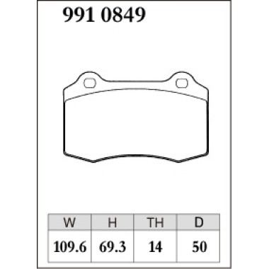DIXCEL P-991 0849 Колодки Premium type передние для FERRARI 360 モデナ I 430, LOTUS (BREMBO) задние для JEEP Grand Cherokee I SRT8 DIXCEL P-991 0849 Колодки Premium type передние для FERRARI 360 モデナ I 430, LOTUS (BREMBO) задние для JEEP Grand Cherokee I SRT8