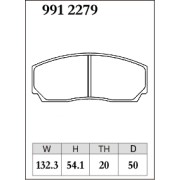 DIXCEL Z-991 2279 (CP2279D50) D50 TH20 Колодки Z type передние для AP RACING CP2279 I CP3799 I CP5040-30/-33