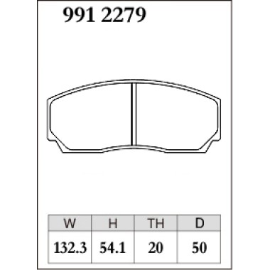 DIXCEL Z-991 2279 (CP2279D50) D50 TH20 Колодки Z type передние для AP RACING CP2279 I CP3799 I CP5040-30/-33 DIXCEL Z-991 2279 (CP2279D50) D50 TH20 Колодки Z type передние для AP RACING CP2279 I CP3799 I CP5040-30/-33