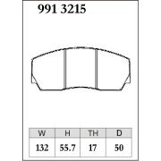 DIXCEL RE-991 3215 Колодки RE type для суппортов AP RACING CP2279 I CP3215 I CP5200, PROMA 4POT