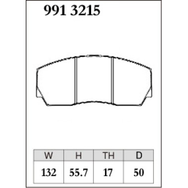 DIXCEL RE-991 3215 Колодки RE type для суппортов AP RACING CP2279 I CP3215 I CP5200, PROMA 4POT DIXCEL RE-991 3215 Колодки RE type для суппортов AP RACING CP2279 I CP3215 I CP5200, PROMA 4POT