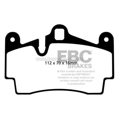 EBC BRAKES DP41474R Колодки Yellowstuff задние для PORSCHE Cayenne, AUDI Q7, VOLKSWAGEN Touareg EBC BRAKES DP41474R Колодки Yellowstuff задние для PORSCHE Cayenne, AUDI Q7, VOLKSWAGEN Touareg