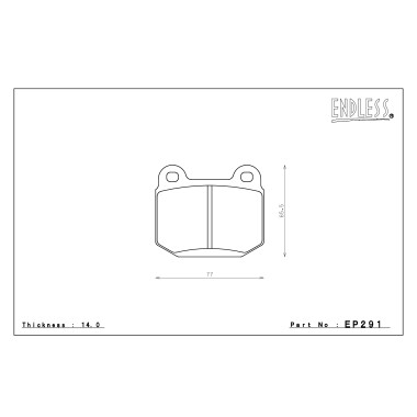 ENDLESS EP291SSY Колодки задние для SUBARU STI, MITSUBISHI EVO (4-9), NISSAN GT-R I 350Z ENDLESS EP291SSY Колодки задние для SUBARU STI, MITSUBISHI EVO (4-9), NISSAN GT-R I 350Z