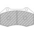 FERODO RACING FCP1667H Колодки DS2500 передние для RENAULT Clio RS I Megane, ALFA ROMEO MiTo, ABARTH Grande Punto FERODO RACING FCP1667H Колодки DS2500 передние для RENAULT Clio RS I Megane, ALFA ROMEO MiTo, ABARTH Grande Punto
