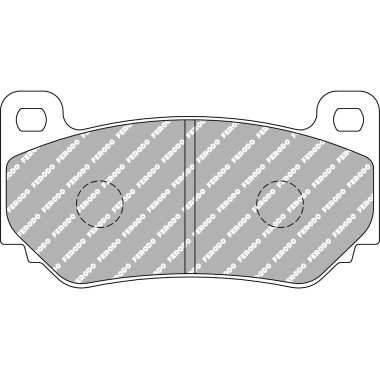 FERODO RACING FRP3085H (CP7600D46) Колодки DS2500 передние для суппортов AP RACING CP7600 I CP7601 I 16.2mm FERODO RACING FRP3085H (CP7600D46) Колодки DS2500 передние для суппортов AP RACING CP7600 I CP7601 I 16.2mm