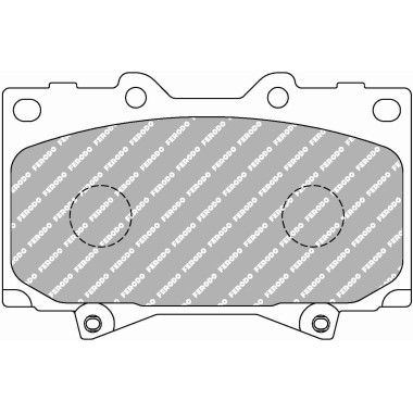 FERODO FCP1456H Тормозные колодки DS2500 передние для TOYOTA Land Cruiser 100 I 105, LEXUS LX 470 FERODO FCP1456H Тормозные колодки DS2500 передние для TOYOTA Land Cruiser 100 I 105, LEXUS LX 470