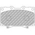 FERODO FCP1456H Тормозные колодки DS2500 передние для TOYOTA Land Cruiser 100 I 105, LEXUS LX 470 FERODO FCP1456H Тормозные колодки DS2500 передние для TOYOTA Land Cruiser 100 I 105, LEXUS LX 470