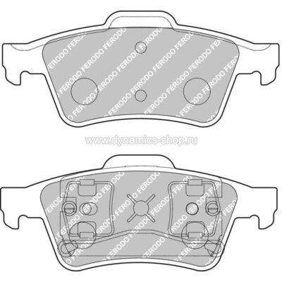 FERODO FCP1540H Тормозные колодки DS2500 задние для FORD Focus III, MAZDA 3 I 5, OPEL Vectra FERODO FCP1540H Тормозные колодки DS2500 задние для FORD Focus III, MAZDA 3 I 5, OPEL Vectra