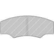 FERODO RACING FRP218H (CP2340D43) Колодки DS2500 для суппортов AP RACING CP2340 I CP2361 I CP5144 I 16mm