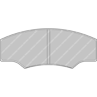 FERODO RACING FRP218R (CP2340D43) Колодки DS3000 для суппортов AP RACING CP2340 I CP2361 I CP5144 I 16mm FERODO RACING FRP218R (CP2340D43) Колодки DS3000 для суппортов AP RACING CP2340 I CP2361 I CP5144 I 16mm