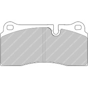 FERODO RACING FRP3028H Колодки DS2500 для BMW M2, AUDI R8, FERRARI F40 I F50, LAMBORGHINI Diablo